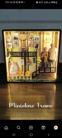 Mdf LED Shadow Box  - 10/8/2"