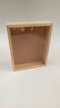 Pinewood LED Shadow Box  - 12/12/2"