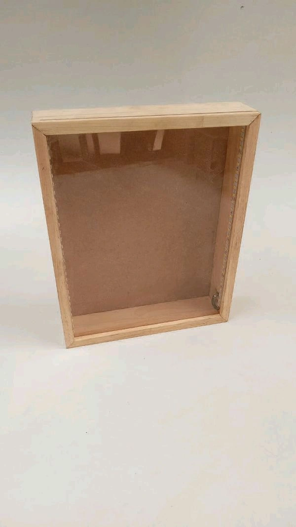 Pinewood LED Shadow Box  - 12/12/2"
