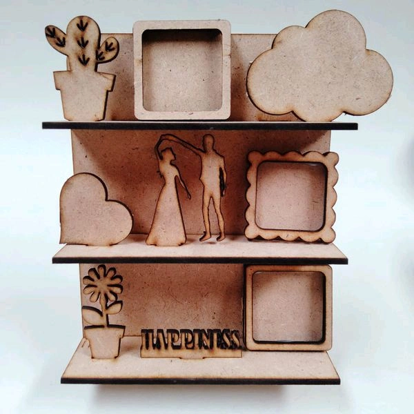 Miniature Shelf Fridge Magnet  - 6/5/.5"- 2.5 mm, Positive Vibes