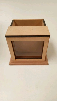 Penstand Shadow Box With Lid - 2slots, 2 slots