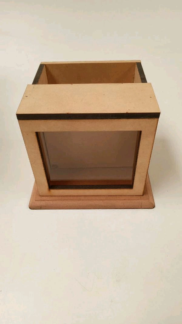 Penstand Shadow Box With Lid - 2slots, 2 slots