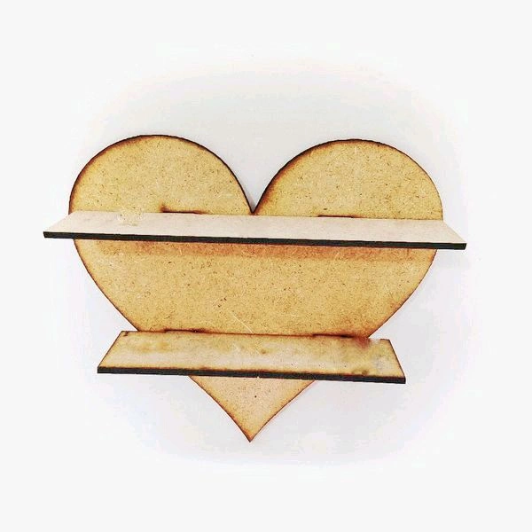 Heart Type -1Miniature Shelf Fridge Magnet  - 5"