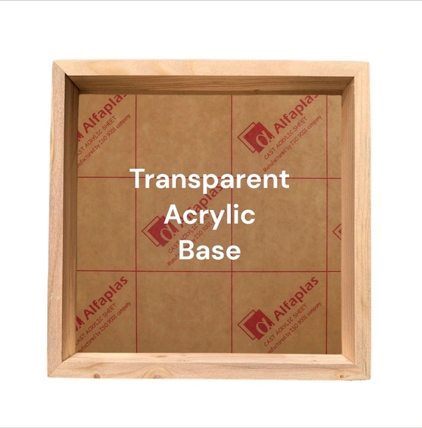 Pinewood Frame /Tray - 6/6/1", Mdf Base
