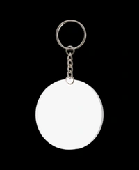Acrylic Keychains  - Transparent, Round