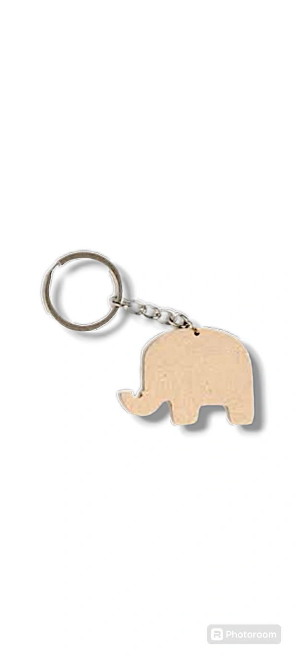 Mdf Figures Keychains  - Elephant, 2.5mm