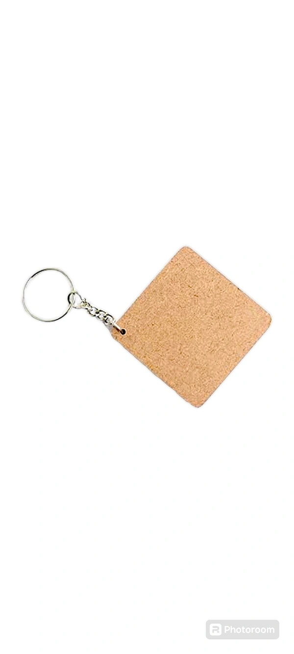 Mdf Figures Keychains  - Square With Round Corner, 2.5mm