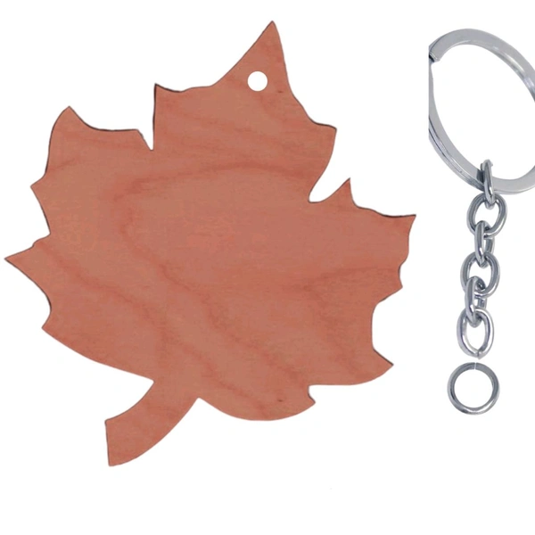 Mdf Figures Keychains  - Mapple Leaf, 2.5mm