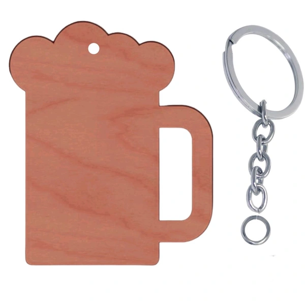 Mdf Figures Keychains  - Beer Mug, 4mm