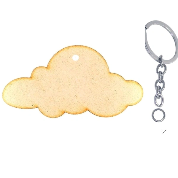 Mdf Figures Keychains  - Cloud-2, 4mm