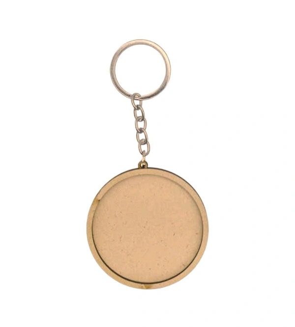 Double Layered Keychains - 2pcs, Round