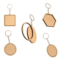 Double Layered Keychains - 2pcs, Round