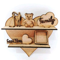 Miniature Love Shelf Fridge Magnet  - 5", My World