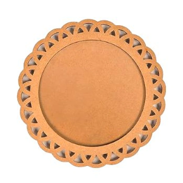 Laser Cut Pooja Thali -4 - 12"