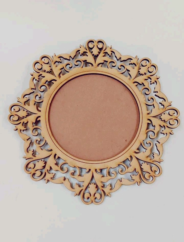 Laser Cut Pooja Thali -5 - 12"