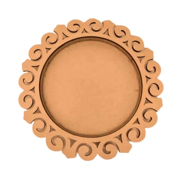Laser Cut Pooja Thali -11 - 15"