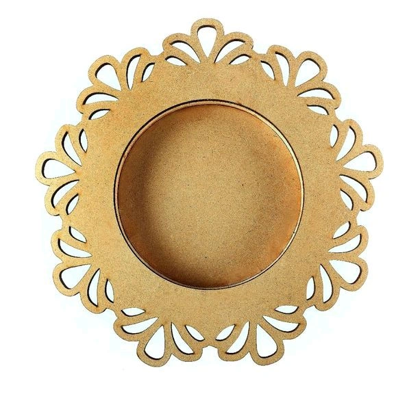 Laser Cut Pooja Thali -12 - 15"