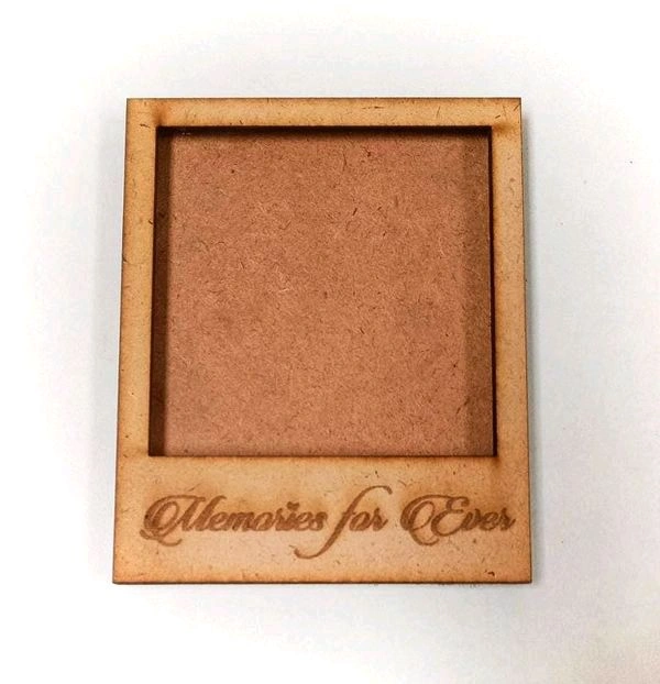 Engraved Polaroid Fridge Magnet  - 1, 4/3"