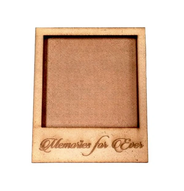 Engraved Polaroid Fridge Magnet  - 1, 4/3"
