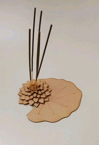 Lotus Incence Stick Holder-2 - 4mm