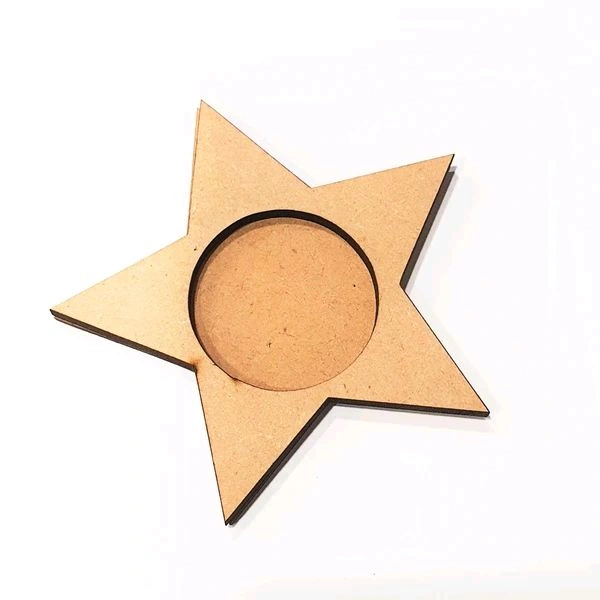 Star Tealight - 4", 7mm