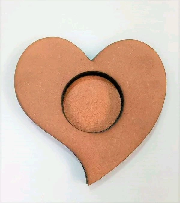Heart Tealight - 4", 7mm