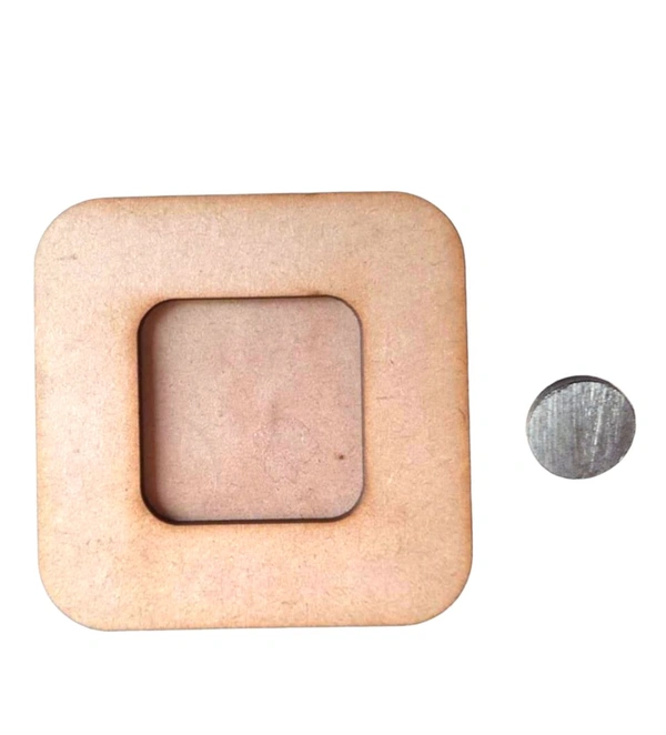 Square Polaroid Fridge Magnet  - 3/3", 5mm
