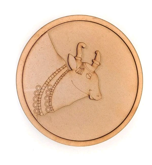 Pichwai Cow  - 10", Single Pc