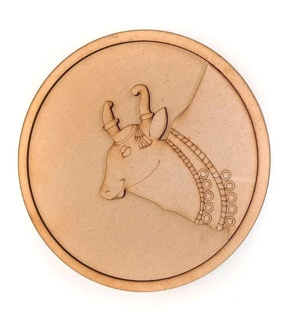 Pichwai Cow  - 10", Single Pc