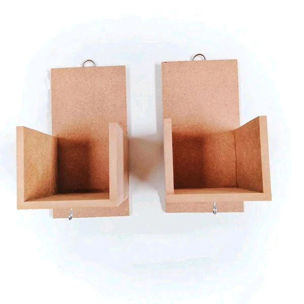 Diya Wall Shelf - 8/4/3", Single