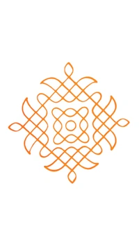 Kolam Cut Out -1 - 4", 2.5mm, Rose gold