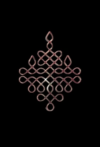 Kolam Cut Out -3 - 4", 2.5mm, White acrylic