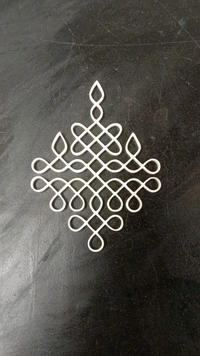 Kolam Cut Out -3 - 4", 2.5mm, White acrylic