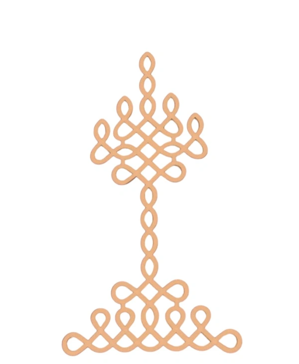  Kolam Cut Out -7 - 4", 2.5mm, Mdf