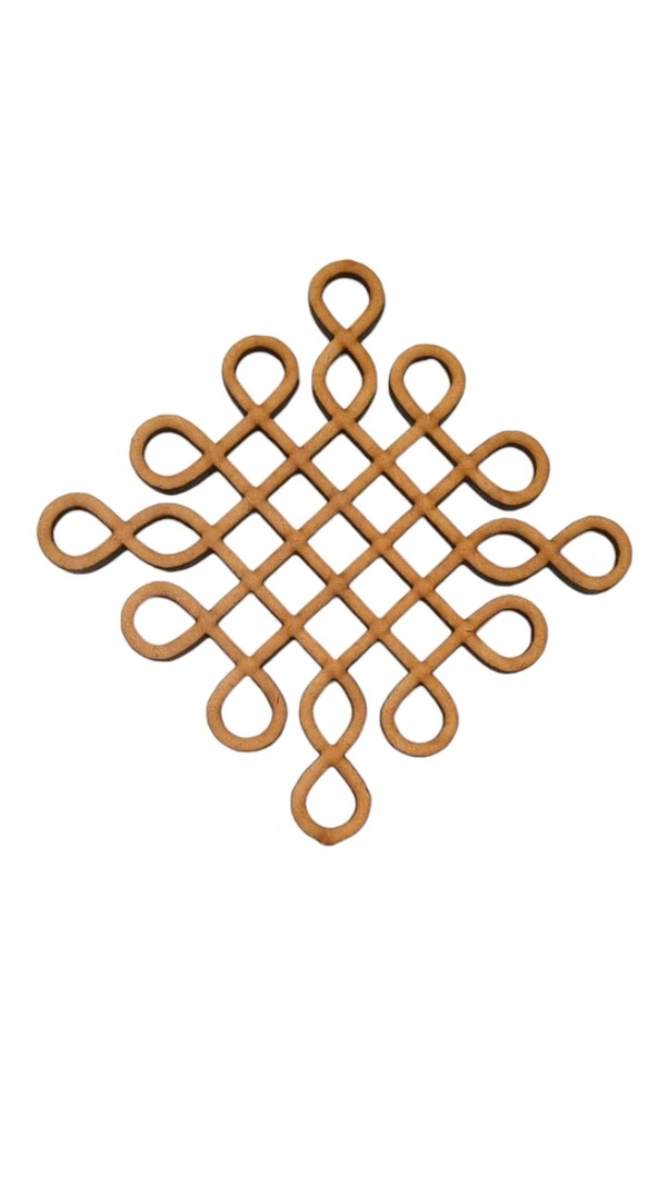  Kolam Cut Out -9 - 4", 2.5mm, Rose gold