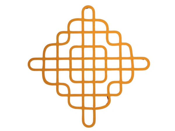 Kolam Cut Out -10 - 4", Mdf