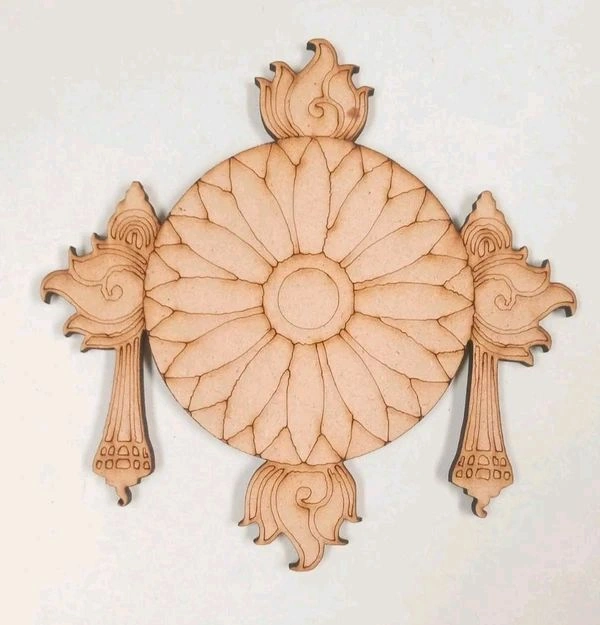 Tirupati Balaji/Venkatesh Symbol - 3.5", Chakra
