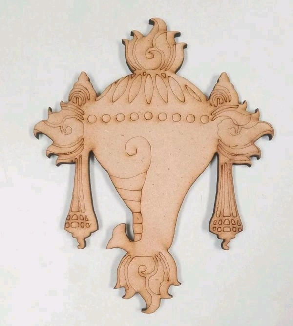 Tirupati Balaji/Venkatesh Symbol - 3.5", Shanku