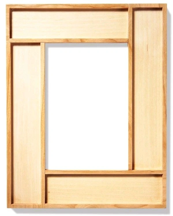 Wooden Platter With Partition  - 12/9/1", Without Centre Part