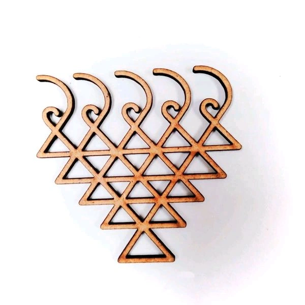 Saraswati Yantra Kolam Cut Out -5 - Mdf