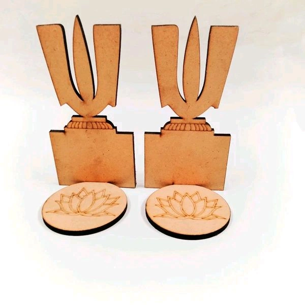 U Namam Diya Stand -pair - 6/3"