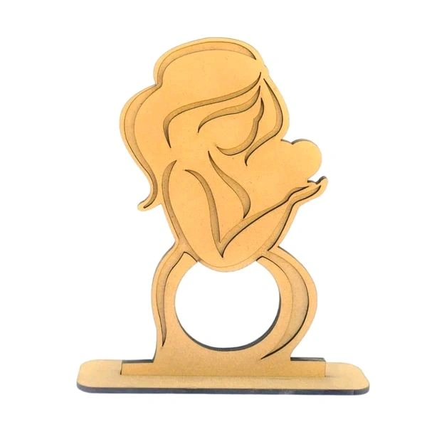 Mom & Baby Self Standing Decor - 6", 5mm