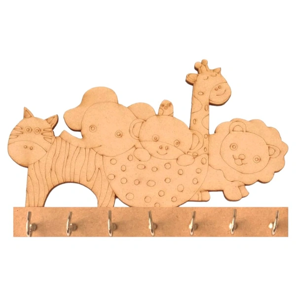Premarked Jungle Theme Keyholder  - 13-14"