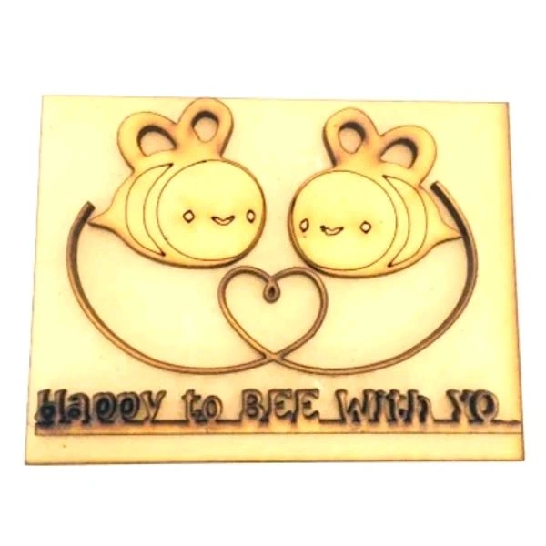 Happy To Be With You Fridge Magnet