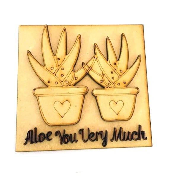 Aloe You Very Much Fridge Magnets 