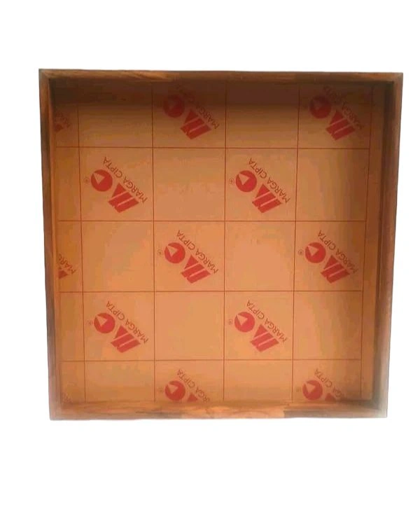 Teakwood Floating/ varmala  Frame  - 14/14"