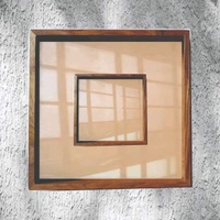 Teakwood Floating/ varmala  Frame  - 12/10"