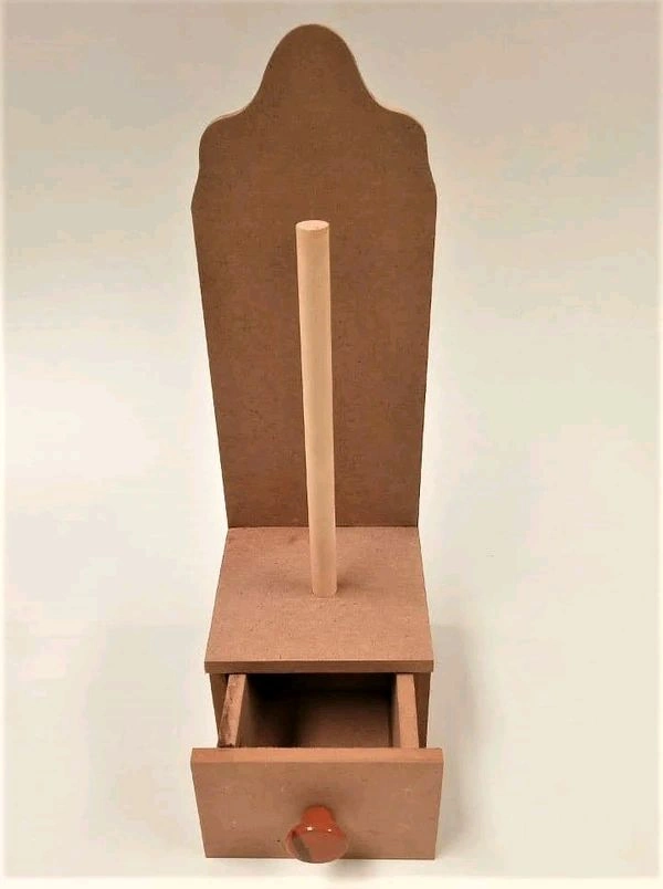 Paper Napkin/Tissue Roll Holder With Drawer  - 15/4/4"