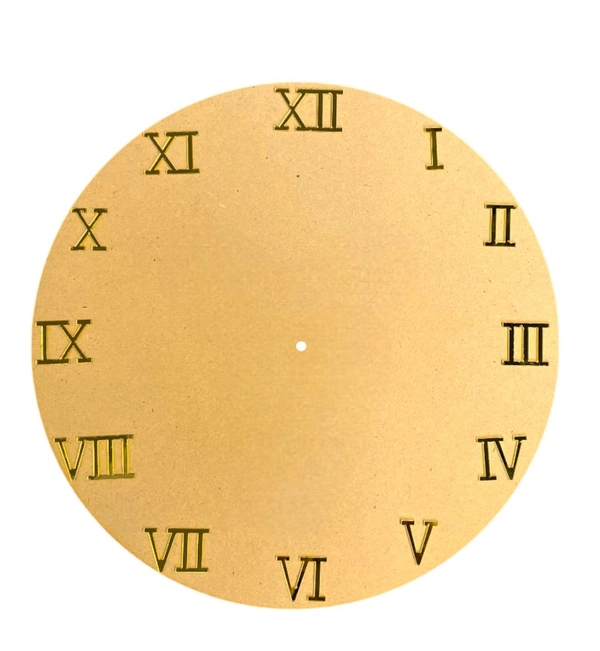 Clock Roman Numbers - White, 1"