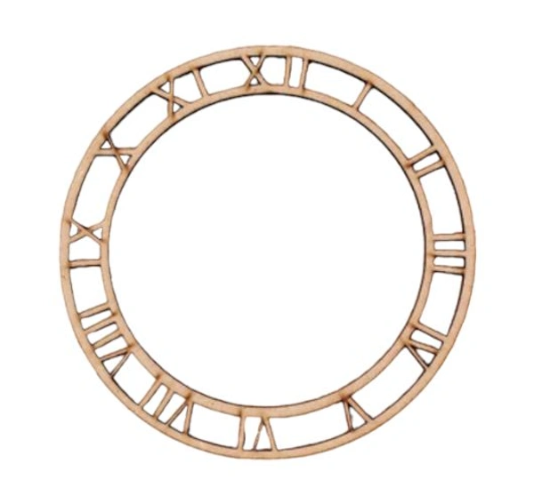 Roman Number Rings - 10", Black acrylic